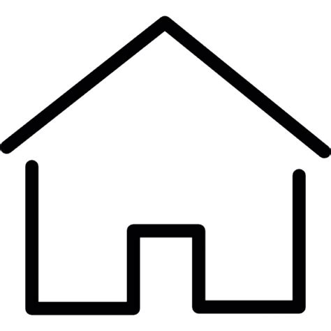 Heute habe ich eine psd datei für euch. Einfaches Haus dünnen Umriss | Download der kostenlosen Icons