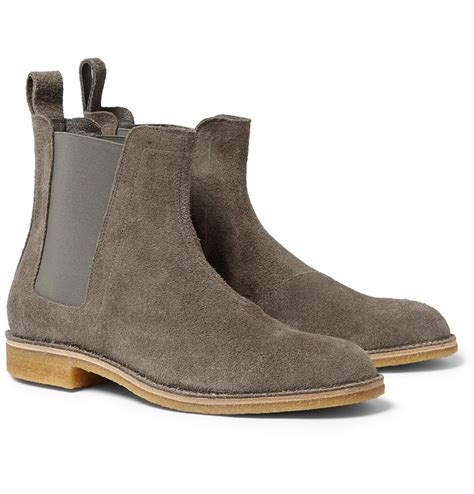 Our men's chelsea boots come in smart styles for the office, and rugged styles for adventures. Bottega veneta Suede Chelsea Boots in Gray for Men | Lyst