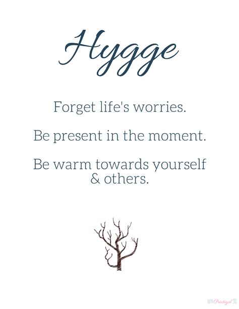 Hygge Printable Hygge Lifestyle Hygge Quotes Hygge