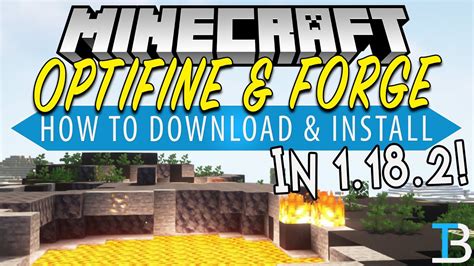 How To Use Optifine With Forge In Minecraft 1182 Youtube