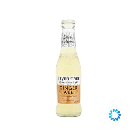 Buy Fever Tree Refreshingly Light Ginger Ale Glass Bottle 24 X 200ml