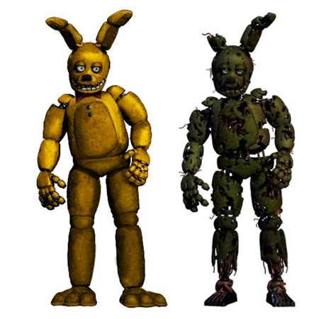 Springtrap Before And After Ballora Fnaf Fnaf Art Foxy And Mangle