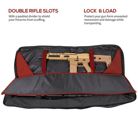 Tactical Gun Bag Multiple Weapons Carrier Airsoft Air Rifle Case