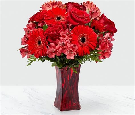 Red Reveal Bouquet Vase Included In Goshen In Goshen Floral And T