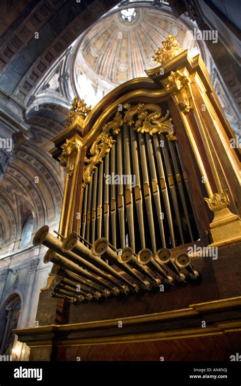 Old Pipe Organ Basilica Da Estrela Lisbon Stock Photo Royalty Free