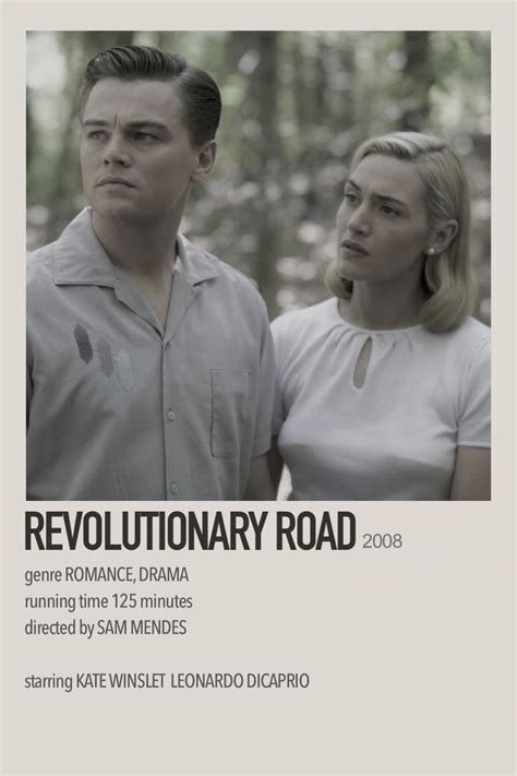 Revolutionary Road Poster Revolutionary Road Leonardo Dicaprio Movies Leonardo Dicaprio
