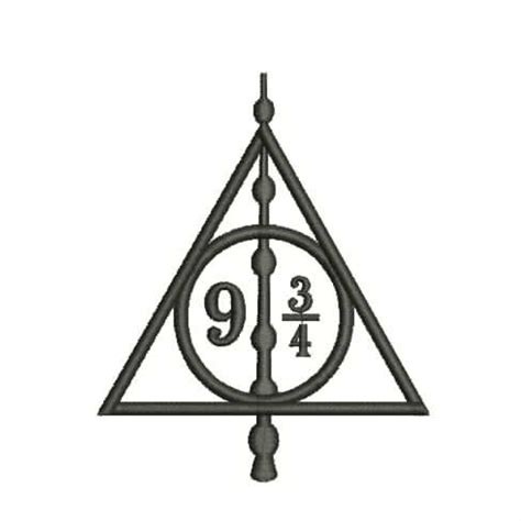 Deathly Hallows Stencil