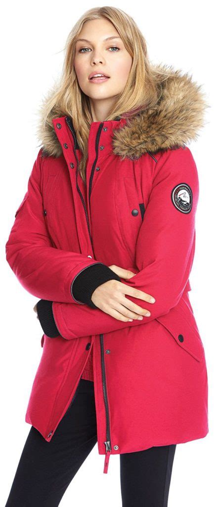 Alpinetek Womens Mid Length Down Parka