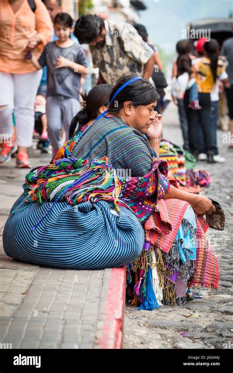 Local People In Antigua Guatemala Hi Res Stock Photography And Images
