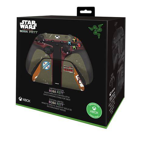 Razer Boba Fett Wireless Controller And Quick Charging Stand For Xbox Series Xs And Xbox One