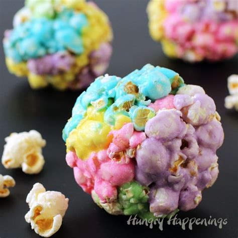 Peeps Popcorn Balls Rainbow Colored Easter Treats