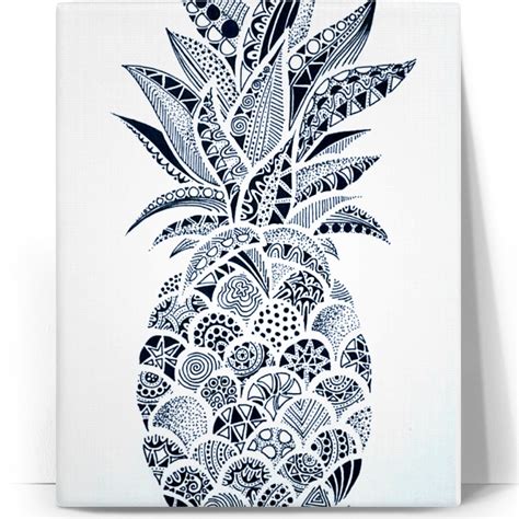 Pineapple Zentangle Art Mandala Design Art Art Drawings