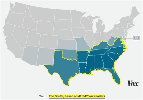 Which States Count As The South According To More Than 40000 Readers