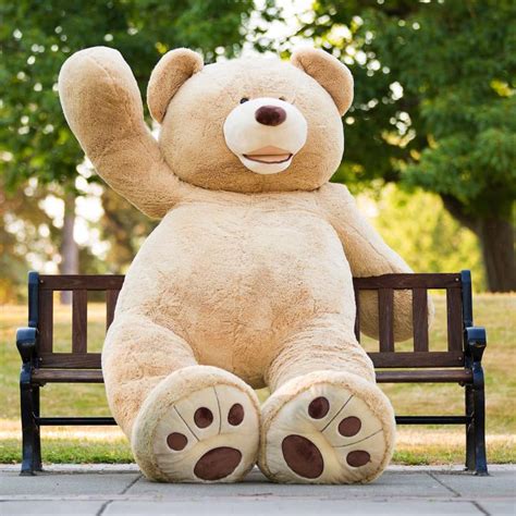 a huge teddy bear