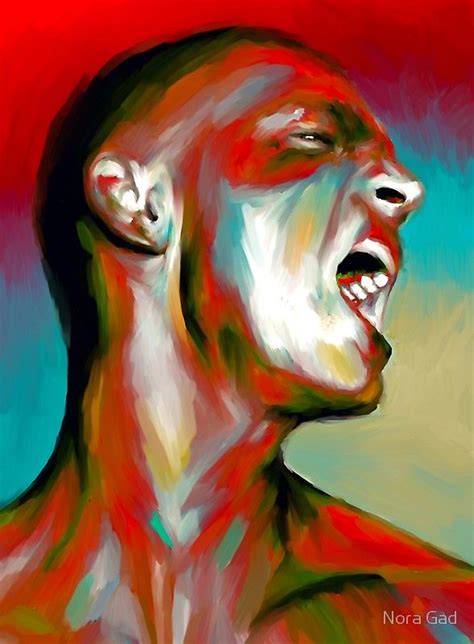 Im Angry Portrait Art Rage Art Scream Art