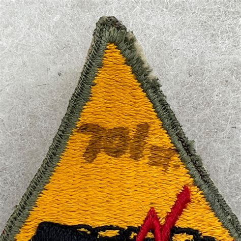 Ww2 Us Army 701st Tank Battalion Patch Fitzkee Militaria Collectibles