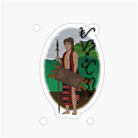 Baybayin Astig Igorot Tribal Man Sticker For Sale By Mslam0000g