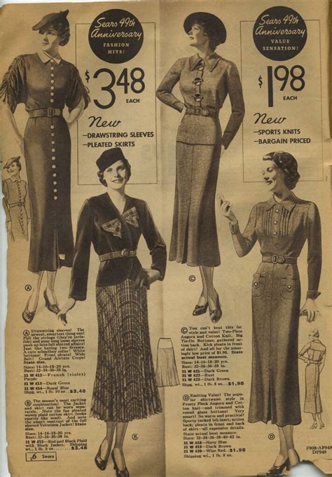 sears catalogue 1935 women s skirts blouses suits dresses a photo on flickriver