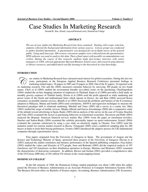 Sample Case Studies Used In Research Case Study Sample Case What Is