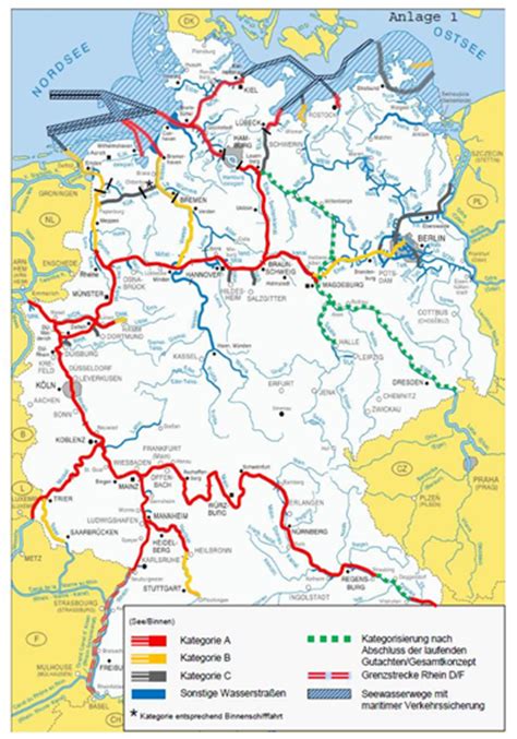 Karte der bundeswasserstraßen 1:10 000. Bundeswasserstraßen Karte : Seite 2 - Bootsfahrer müssen ...