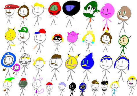 Drew All Characters As David Bfdi Final Version R Smashbrosultimate
