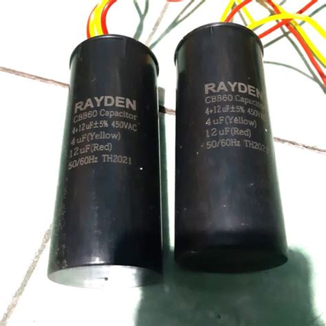 Jual Kapasitor Mesin Cuci 4 UF 12 UF Capacitor 4 12 Micro Shopee