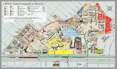 Campus Parking Map Parking And Transportationreal Estate And