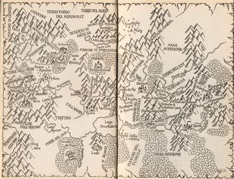 Map Of Shannara Shannara Map Shannara Books Map