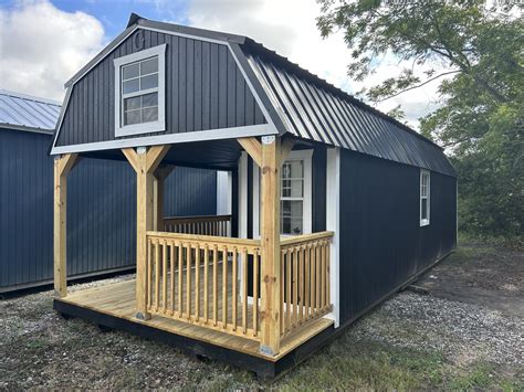 12x32 Wraparound Lofted Barn Cabin