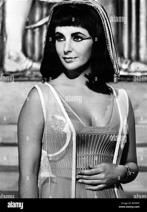 elizabeth taylor cleopatra 1963 stockfotografie alamy
