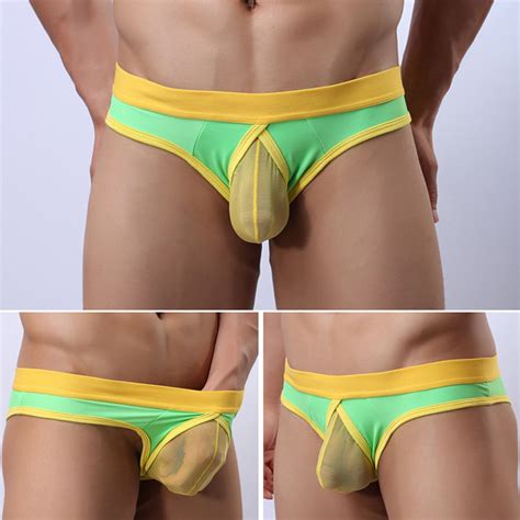 Soft Sexy Underwear Mens Boxer Briefs Shorts See Through Bulge Pouch Underpants Ebay