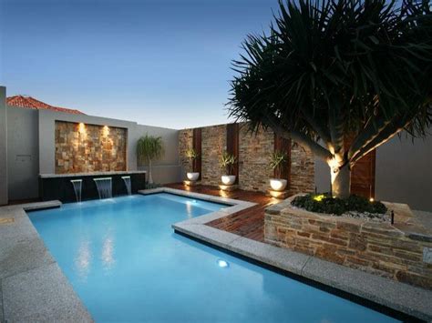 The top of the 2 x 6's should be flush with the base of the decorative element. Geometric pool design using brick with gazebo & decorative ...
