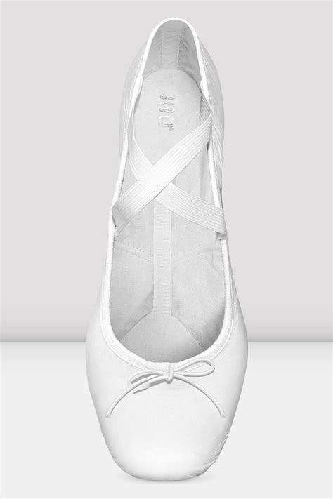 Mens Precision Leather Ballet Shoes White Bloch Dance Us