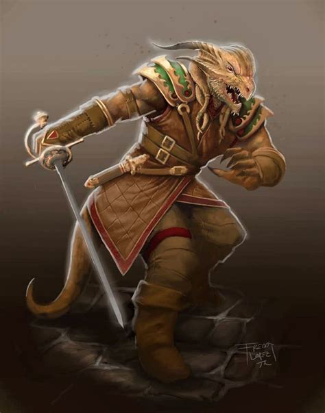 Copper Dragonborn Commission By Graphicgeek On Deviantart Fantasy