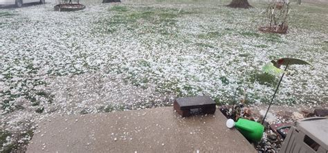 Hail Seen Around Mid Missouri As Storms Go Through The Area Abc17news