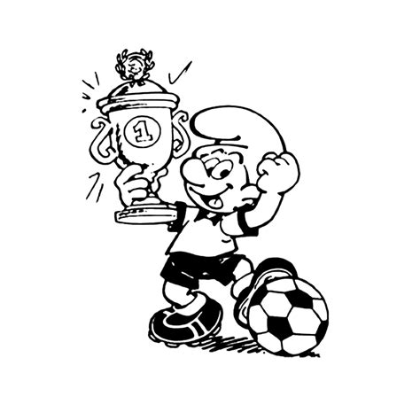 Voetbal kleurplaten uitprinten en opslaan. Leuk voor kids | Sport: voetbal kleurplaten