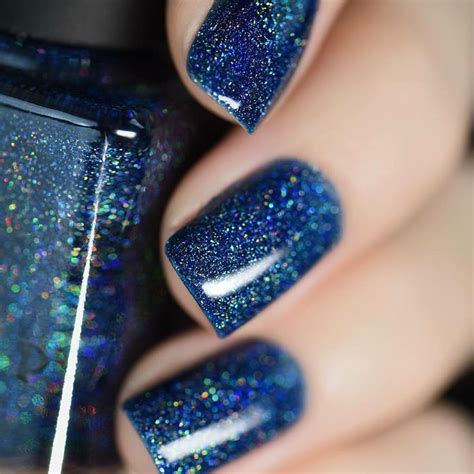 I Love Nail Polish On Instagram “our Prussian Blue Holographic Nail
