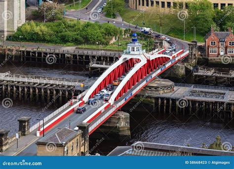 Newcastle Swing Bridge Editorial Stock Photo Image Of British 58668423