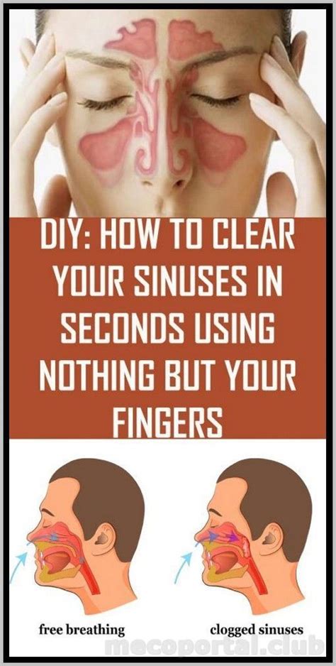 How To Clear Your Sinuses In Seconds Using Nothing But Your Fingers In