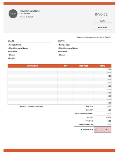 Invoice Templates Download Customize And Send Invoice Simple