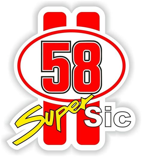 Compra l'abbigliamento e il merchandising ufficiale ducati dal nostro shop online ag motor store o vieni a trovarci nell'esclusivo. MARCO SIMONCELLI 58 SUPER SIC Autocollant Vinyl Sticker ...