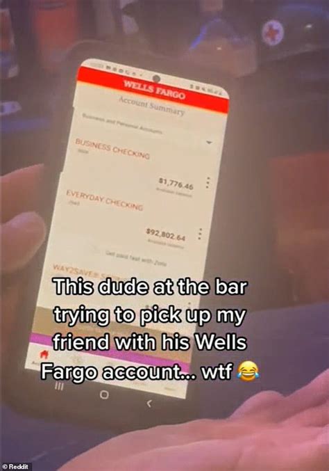 Man Tries To Pick Up Woman At Bar By Showing Her His Bank Account Balance Daily Mail Online