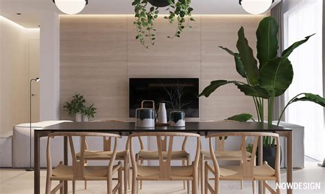Minimalist Interior Design With Green Plant Accents Modern Apartment
