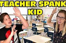 spanked teacher school kid gets
