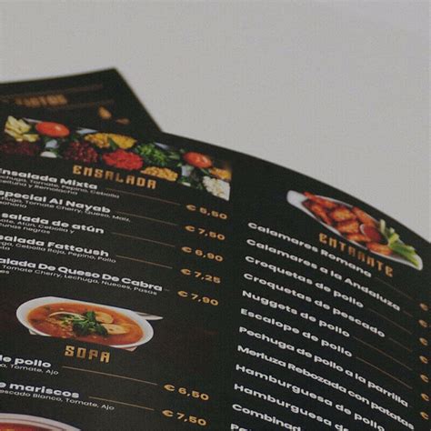 Consejos para diseñar una cartas de restaurantes originales