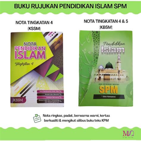 Pai, pendidikan islam, spm, tokoh. BUKU NOTA PENDIDIKAN ISLAM SPM | KSSM TINGKATAN 4 | Shopee ...