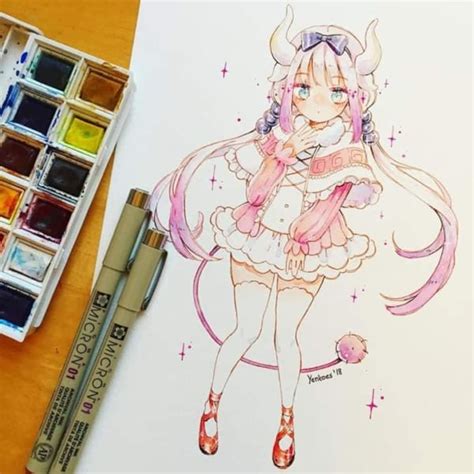 Trông vô cùng xinh đẹp và đáng yêu. Hướng dẫn cách vẽ tranh anime nữ đẹp