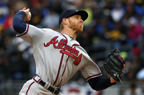 Atlanta Braves Starting Pitcher Mike Foltynewicz Delivers In The First