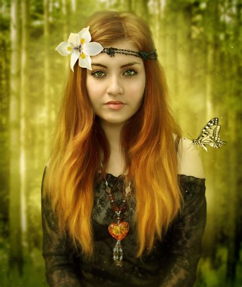 Fantasy Forest Girl By Elenaivin On Deviantart