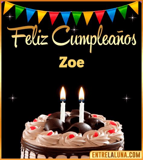 Feliz Cumpleaños Zoe 🎂🥳 Felicidades Zoe  🎉